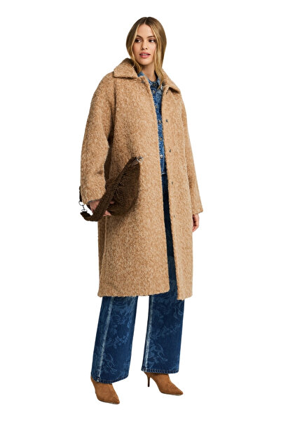 Funky Buddha Παλτό FBL012-139-01 – Beige - s