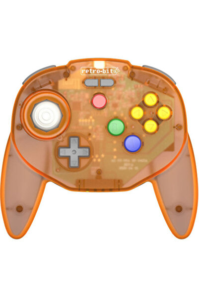 Retro-Bit Ασύρματο χειριστήριο για PC / Switch Πορτοκαλί