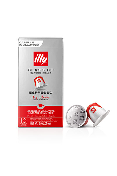 illy Lungo Classico Capsule Import Italia, 10 Buc, 100% Arabica, Compatibile ...