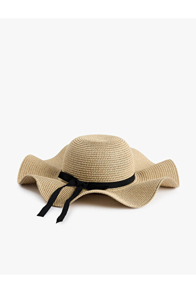 Koton Straw Hat with Band Detail