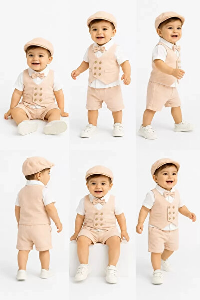 Generic Brand 6/24 Month Vested Mevlütlük - Wedding Baby Set