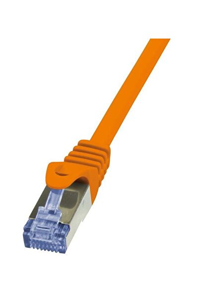 LogiLink CQ3078S S/FTP Cat.6A Cablu patch, Portocaliu