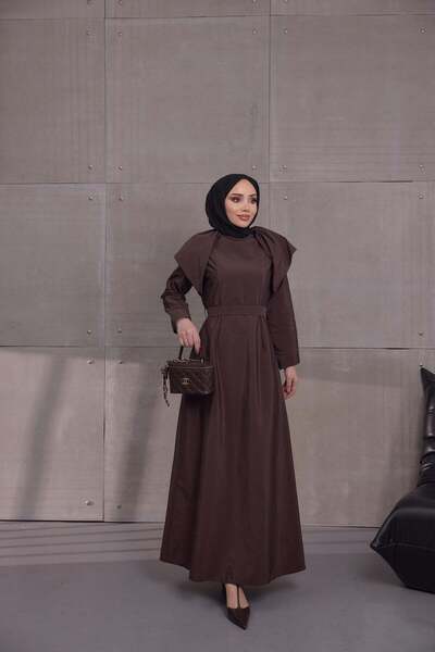 Bwest Dress - Brown