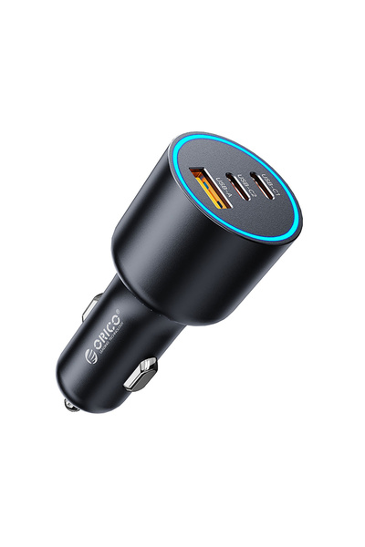 Orico Încărcător auto HyperDrive 165W, 2x USB-C, USB-A, Încărcare rapidă PD, ...