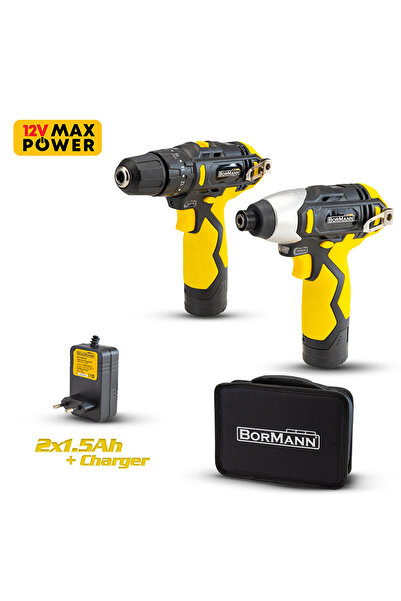 Bormann BCD2050 Κρουστικό Δράπανο/Κατσαβίδι 12V, 28Nm, 2 Ταχύτητες & Κρουστικ...