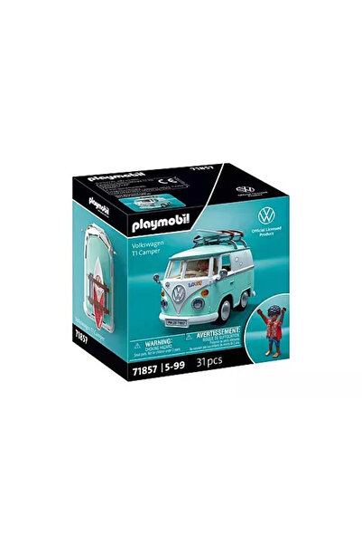 Playmobil Volkswagen X Volkswagen T1 Τροχόσπιτο για ηλικίες 5-99 71857