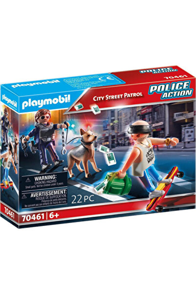 Playmobil Αστυνομική Δράση: Κλέφτης και Αστυνομικός (70461)