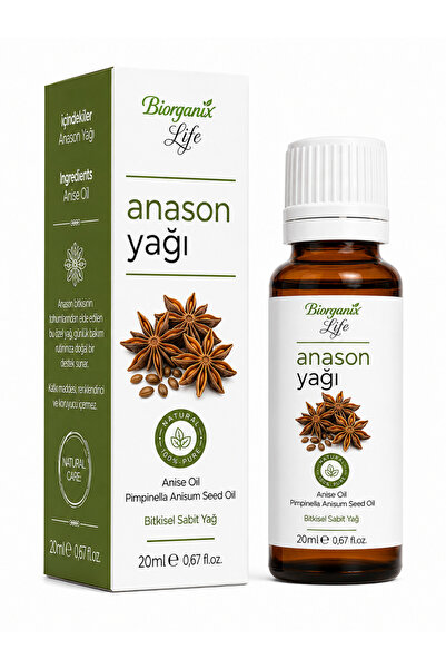 ORGANİK LİFE %100 Saf Anason Uçucu Yağı 20 ml - Rahatlatıcı Vücut Bakım Yağı