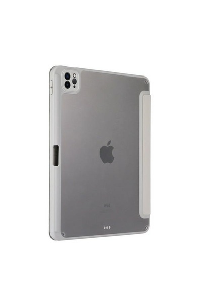 OEM Έξυπνη Θήκη TPU με Βάση για iPad Pro 11 " (2024), Λευκή