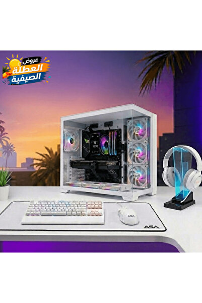 Setup جهاز كمبيوتر للألعاب يوفر معالج Ryzen مع بطاقة رسومات RTX 5060 بسعة 8 جيجابايت |   معالج رايزن 5 7500 إف |   16 جيجابايت ذاكرة وصول عشوائي DDR5 |   ويمكن أن يشغل تخزين سعة 1 تيرابايت جميع الألعاب بأداء عالي.