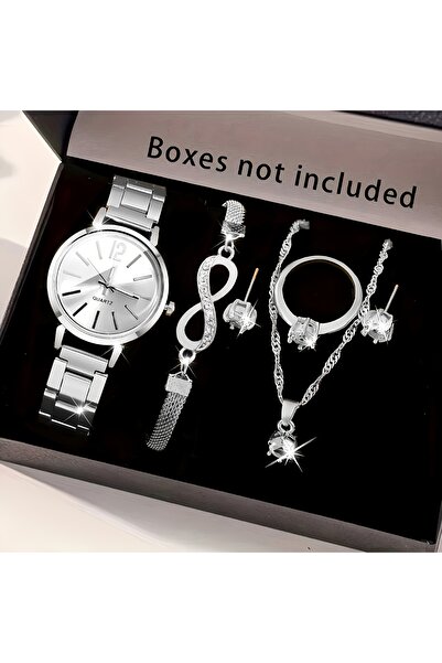 Choice1 Arabic Silver No Box 6pcs/set Elegant Women Quartz Watch Fashion Simp...