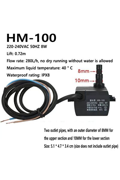Choice HM-100 Universal Air Conditioner Fan Accessories Submersible Pump Cool...