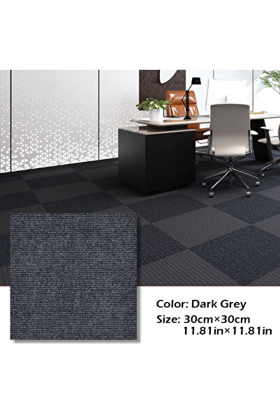 Choice6 30X30cm-30pcs dark grey 30X30cm Self-adhesive Anti Slip Splicing Bloc...