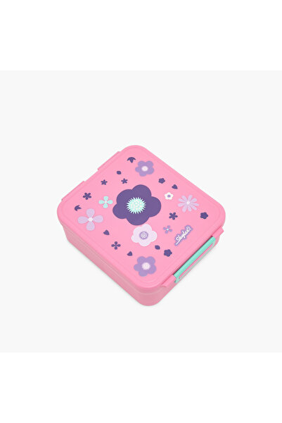 Skylar Floral Print Bento Lunch Box for Girls with Cutlery