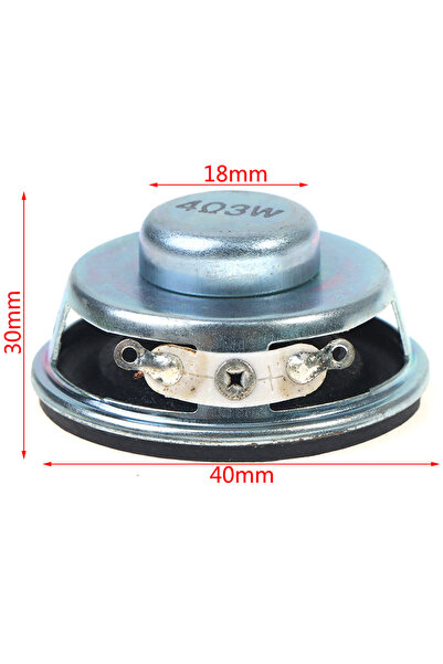 Choice one size 【TO】2Pcs 40MM Mini Audio Portable Speakers 16 Core 4 Ohm 5W F...