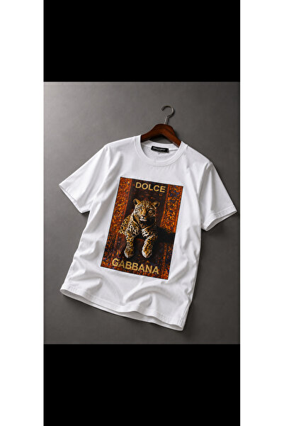 Dolce Erkek baskılı t-shirt