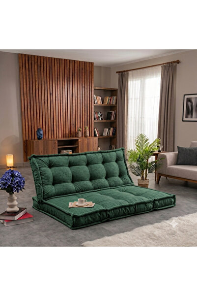 beyzima Balkon, Bahçe, Salon Yer Minderi 2'li (120x70) Fermuarsız
