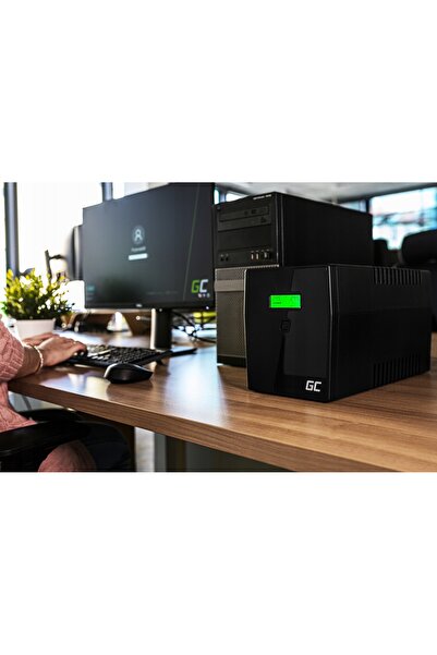 NO BRAND UPS Sursă de alimentare de urgență Green Cell 1000VA 600W UPS03