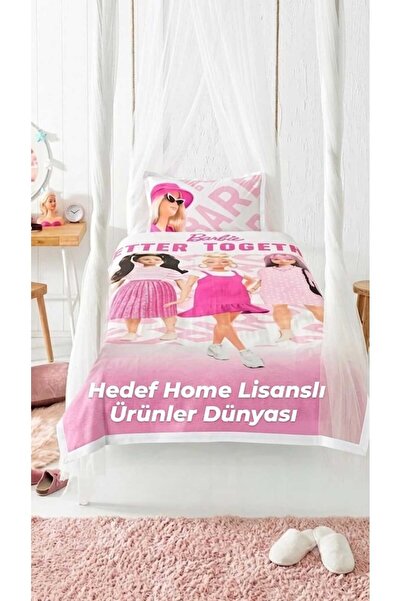 HDFLİS TAÇ Lisanslı Barbie Better Together Pike Takımı Tek Kişilik (100x200 F...