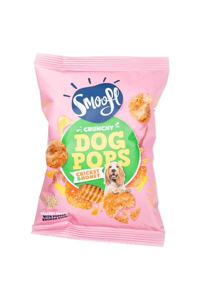 SMOOFL Crunchy Cricket & Honey Pops Dog Treats - 24G
