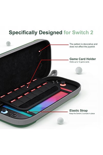 NO BRAND Husă de protecție subțire pentru Nintendo Switch 2 2025, carcasă rig...