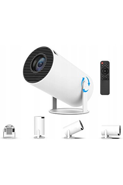 NO BRAND Proiector LED Jkr Proiector Flamingo Android TV Wi-Fi Complet Portab...