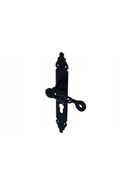 NO BRAND Mâner de ușă AMIG 72 cu cilindru decorativ negru RETRO