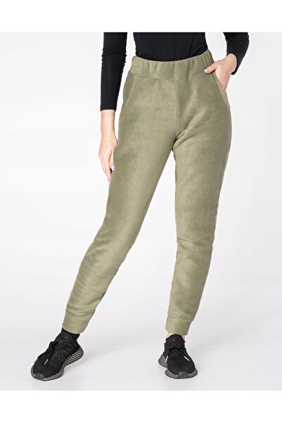 NO BRAND Pantaloni groși și călduroși din fleece pentru femei, pantaloni de t...