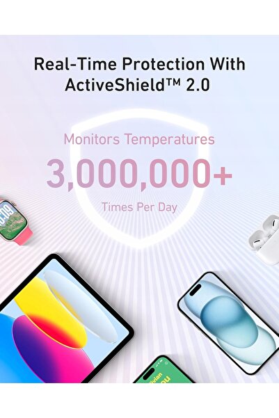 NO BRAND Powerbank 20000mAh 30W USB-C cu cablu încorporat, încărcare rapidă