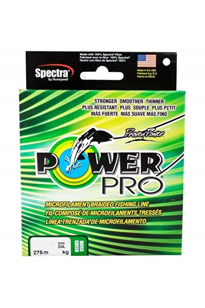 NO BRAND Fir împletit Power Pro verde mușchi 0,28mm 275m verde 20kg 1 buc.