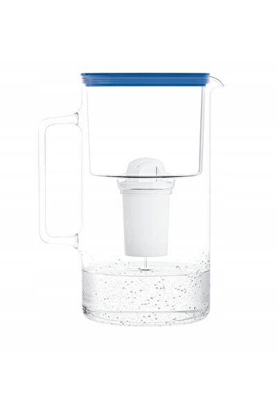 NO BRAND Carafa filtrantă din sticlă borosilicată Wessper D2, 3L, albastru în...