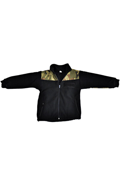 NO BRAND Hanorac militar din polar Wz Moro pentru copii 116 +Flags
