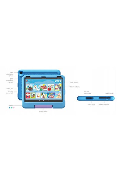 NO BRAND Tabletă Fire HD 10 Kids, de la 3 ani, generația a 13-a 2023