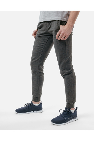 NO BRAND (Rennox) 108 XL Antr Pantaloni sport din bumbac pentru bărbați cu șnur