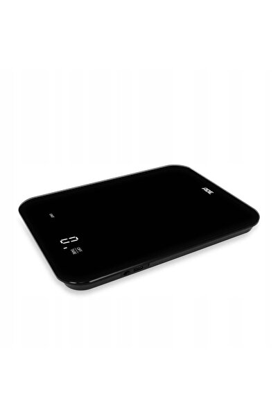 ADE Cântar de bucătărie reîncărcabil prin USB, până la 15 KG, 17 x 23 cm, negru