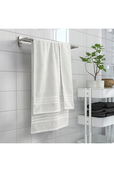 NO BRAND Prosop de baie - Alb 70X140 cm Ikea Brokglim