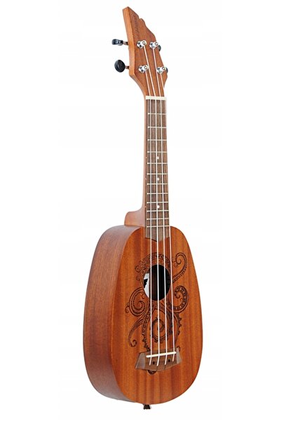 NO BRAND Flycat P10S Ukulele Soprano Ananas Mahon + Husă