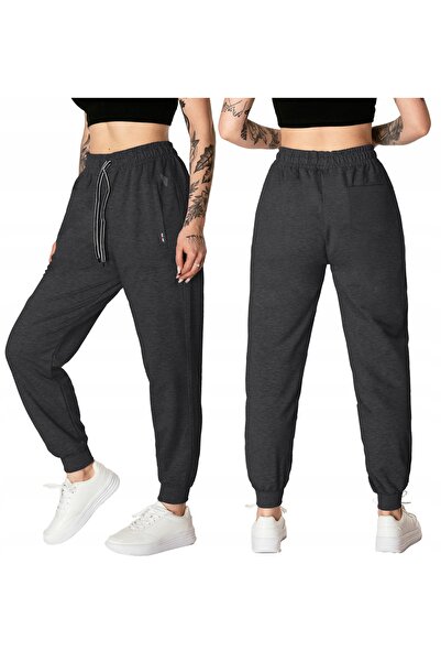 NO BRAND Pantaloni de trening groși și călduroși de damă 3751-3 R XXL