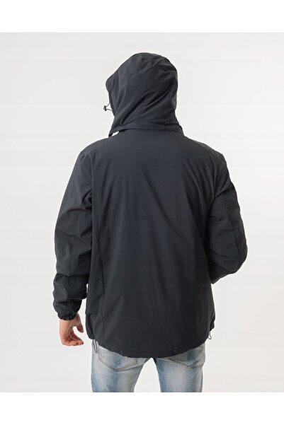 NO BRAND 23409-2 Jachetă sport de vânt XL pentru bărbați, cu glugă, termoizol...