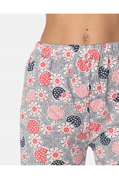 NO BRAND Pijamale de damă, set din bumbac, bluză cu mânecă lungă + pantaloni ...