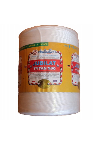 NO BRAND Tex 2000 Sfoară de presare 2000m 2Km Albă Agricolă Defalin Titan 500