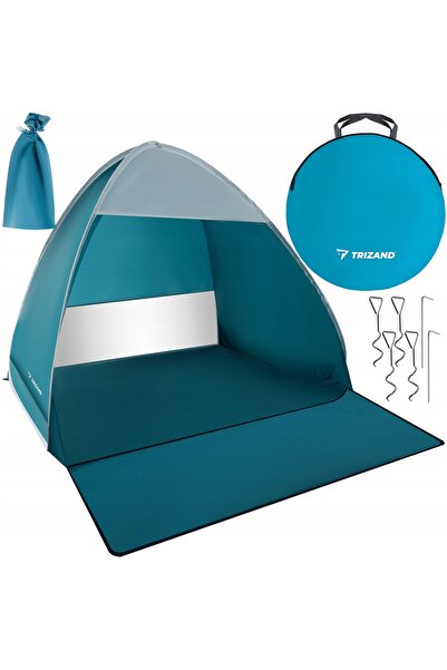 Trizand Cort de plajă pop-up cu plasă de țânțari 150X120X100Cm