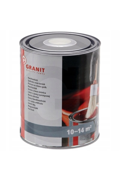 NO BRAND Vopsea Lacier Kubota Alb Uscare Rapidă Luciu Intens Granit 1L Canistră