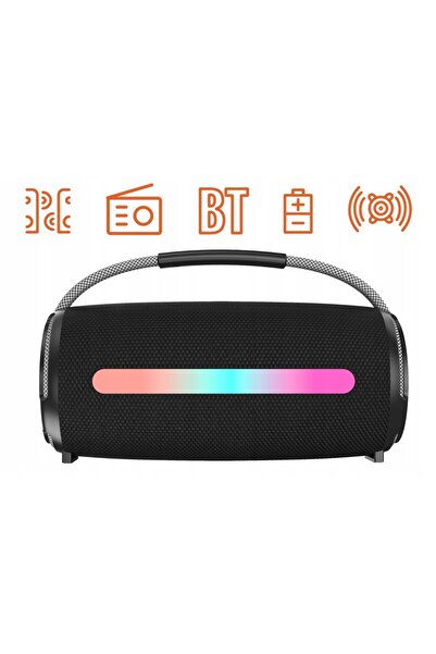 NO BRAND Manta SPK140GO-BK boxă portabilă wireless Bluetooth cu radio FM, negru
