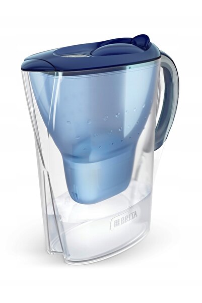 BRITA Carafă cu filtru Marella 2.4 L, albastră - Pentru apă curată