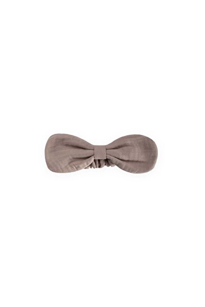 Cigit Muslin Elastic Bowknot Bandana Mink