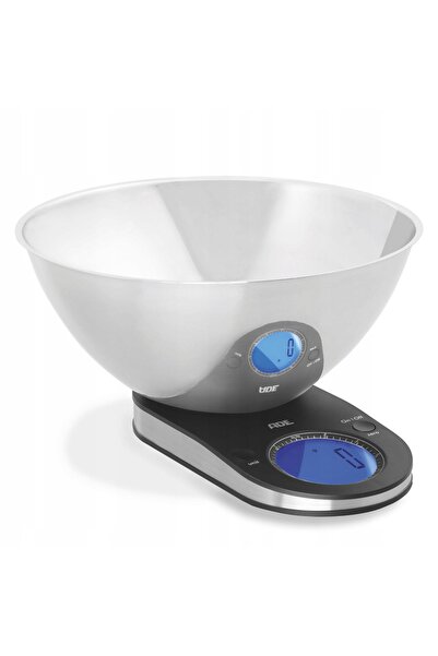 NO BRAND Cântar de bucătărie Ade, capacitate maximă 5 kg, cu bol de 2 L, 25 x...