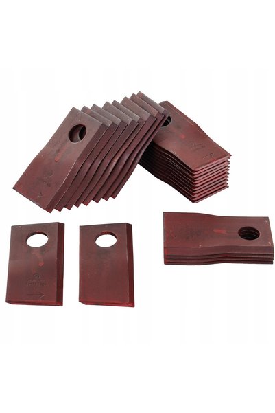 NO BRAND Cuțit pentru mașină de tuns iarba Left Krone 96X50X4Mm Fi 19mm 14669...