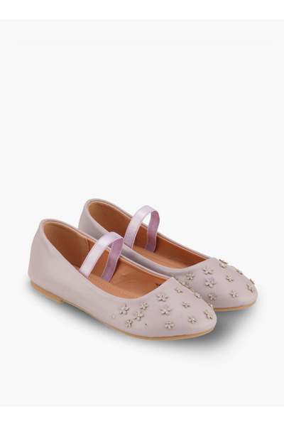 Flora Bella by Shoexpress أحذية باليرينا مزينة بالزهور للبنات