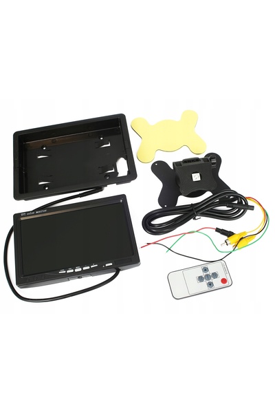 NO BRAND Monitor Interlook LCD TFT 7'' cu fir pentru cameră de marșarier